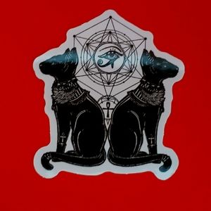 6/$10 Gothic Halloween stickers